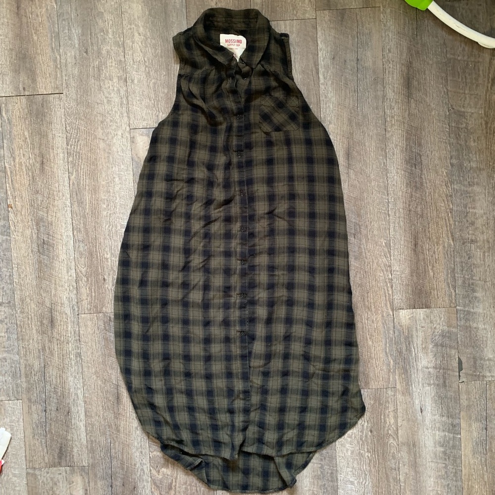 Grunge sleeveless dress